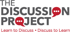 The Discussion Project. Learn to Discuss. Discuss to Learn. Logo.